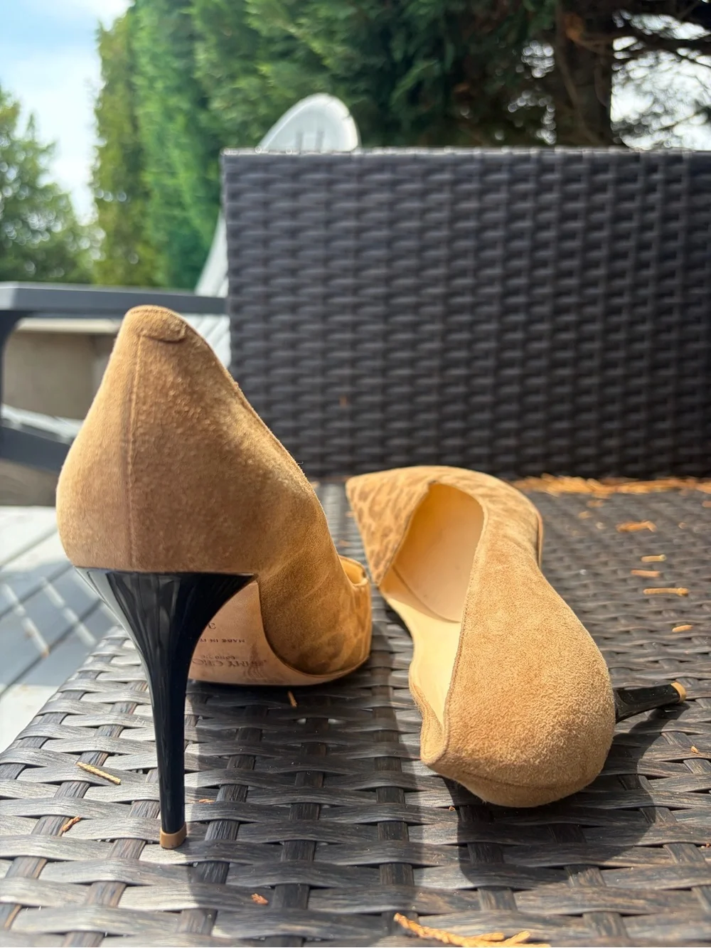 Jimmy Choo Leopard-Print Pointed Toe Pumps - Brown